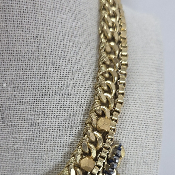 Stella & Dot Gold and Silver Statement Necklace - Picture 5 of 10